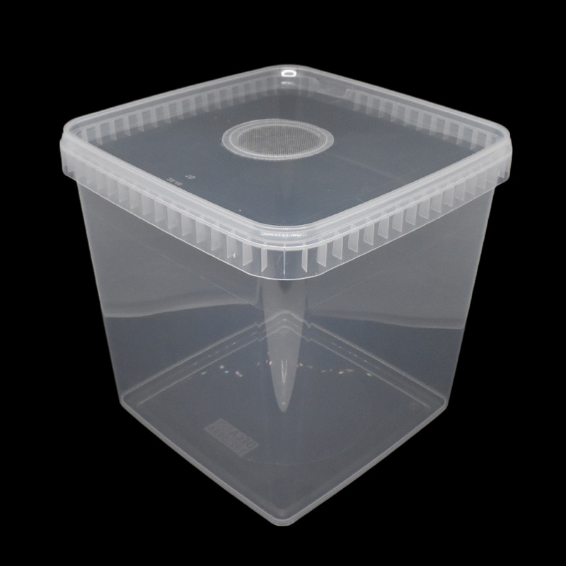 Bild 1 von Zuchtbehälter quadrat groß mit Gaze im Deckel 5,0 L